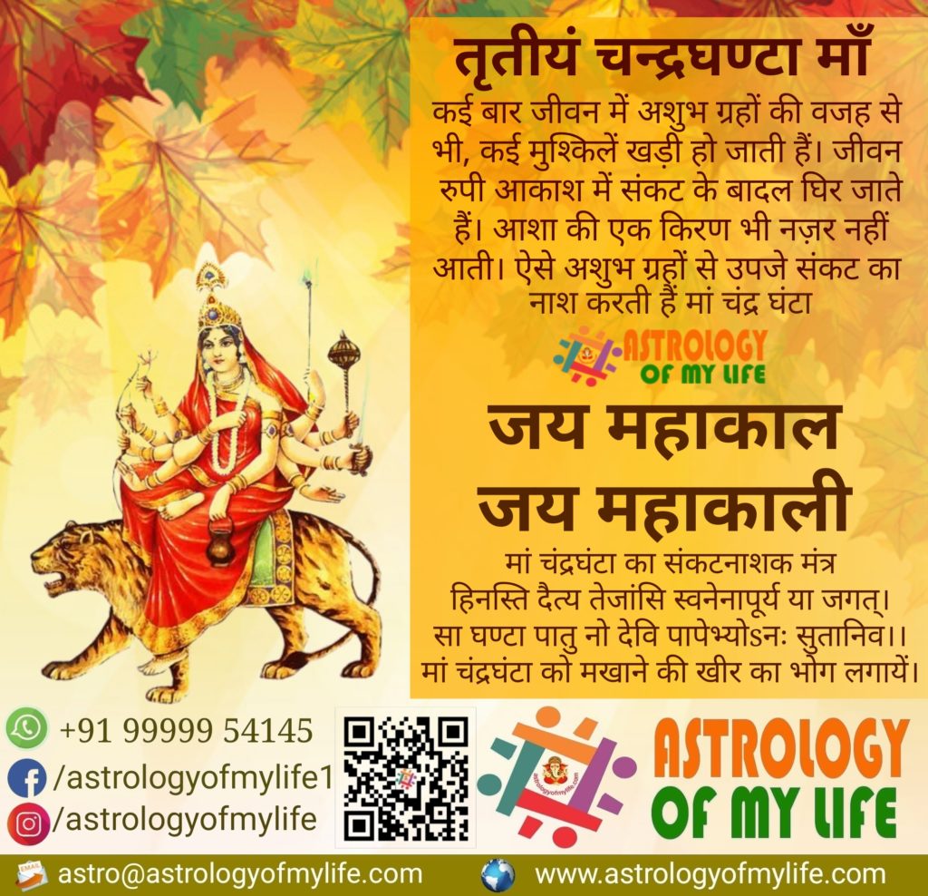 astrology of my life - Navratri Durga - Jai Mahakaal - Jai Mahakaali - Acharya Arya - Best Astrologer in Chandigarh - Delhi - India