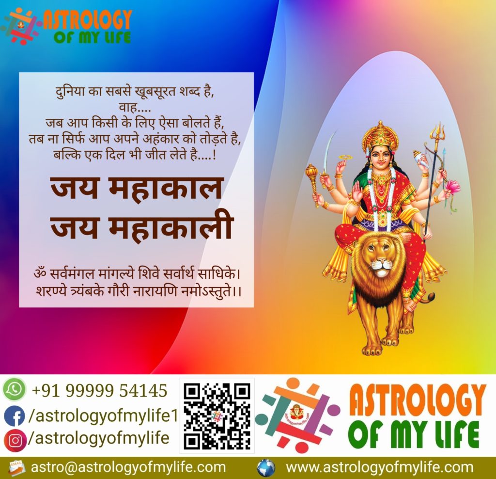 astrology of my life - Navratri Durga - Jai Mahakaal - Jai Mahakaali - Acharya Arya - Best Astrologer in Delhi - India - jai maa